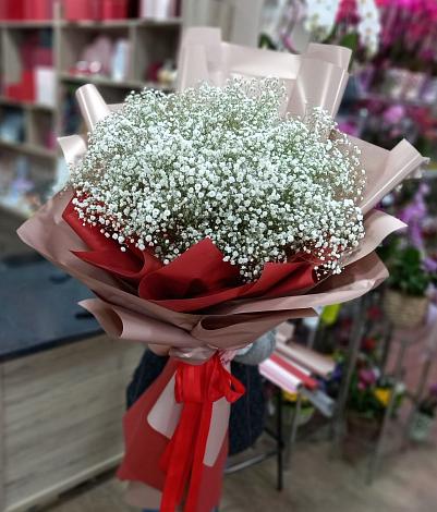 Букет цветов из: Гипсофила в Омске